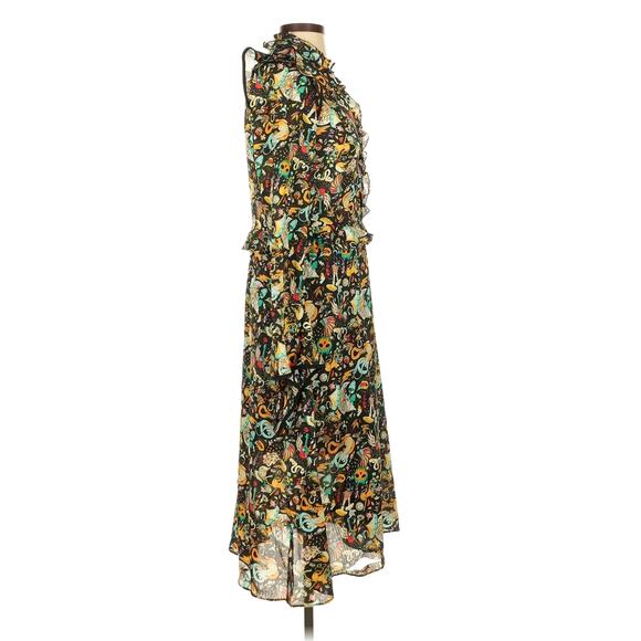 Zadig & Voltaire Rosier Circus Print Dress Midi Multi XS - Picture 12 of 16